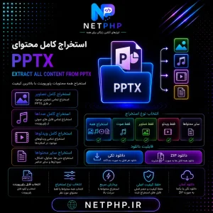 ابزار استخراج تمام محتویات فایل پاورپوینت
